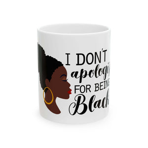 Unapologetic Black Pride Coffee Mug-Afroadorn 