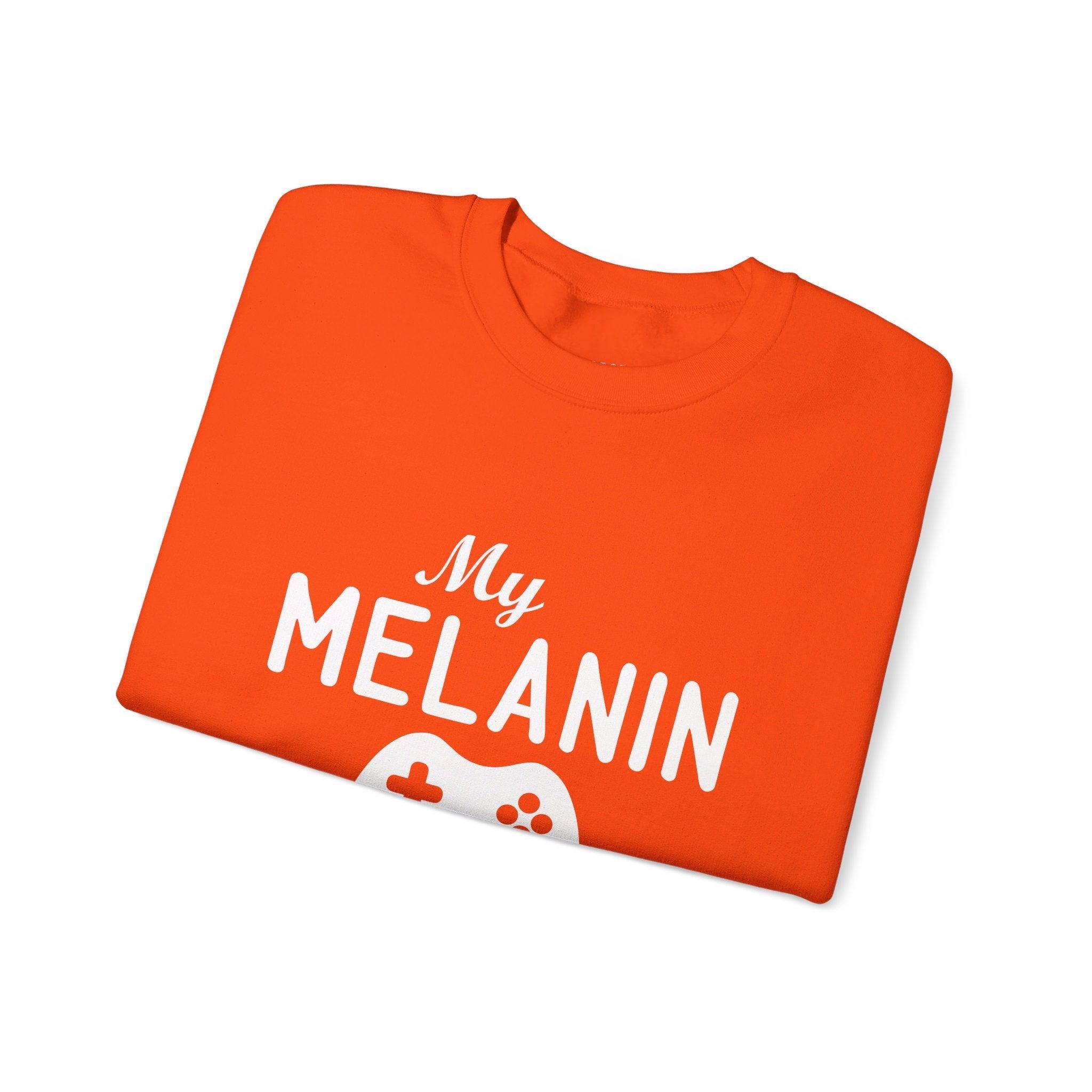 Melanin Power Sweatshirt-Afroadorn 