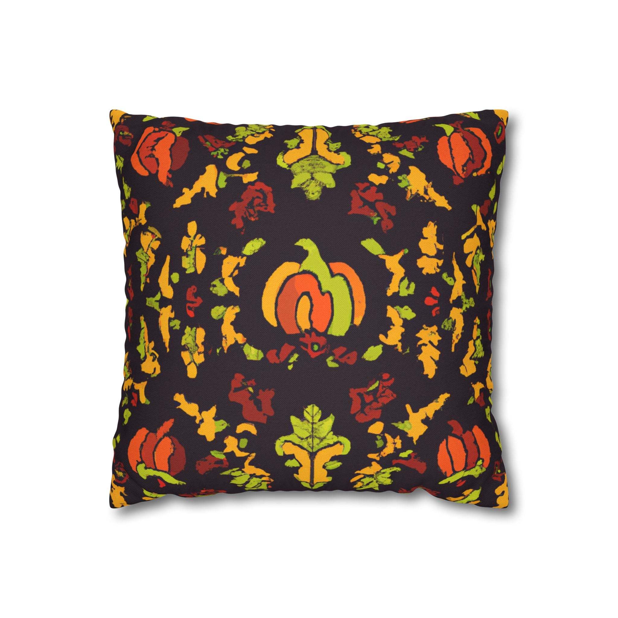 Vibrant Adinkra: Afrocentric Throw Pillow Case-Afroadorn 