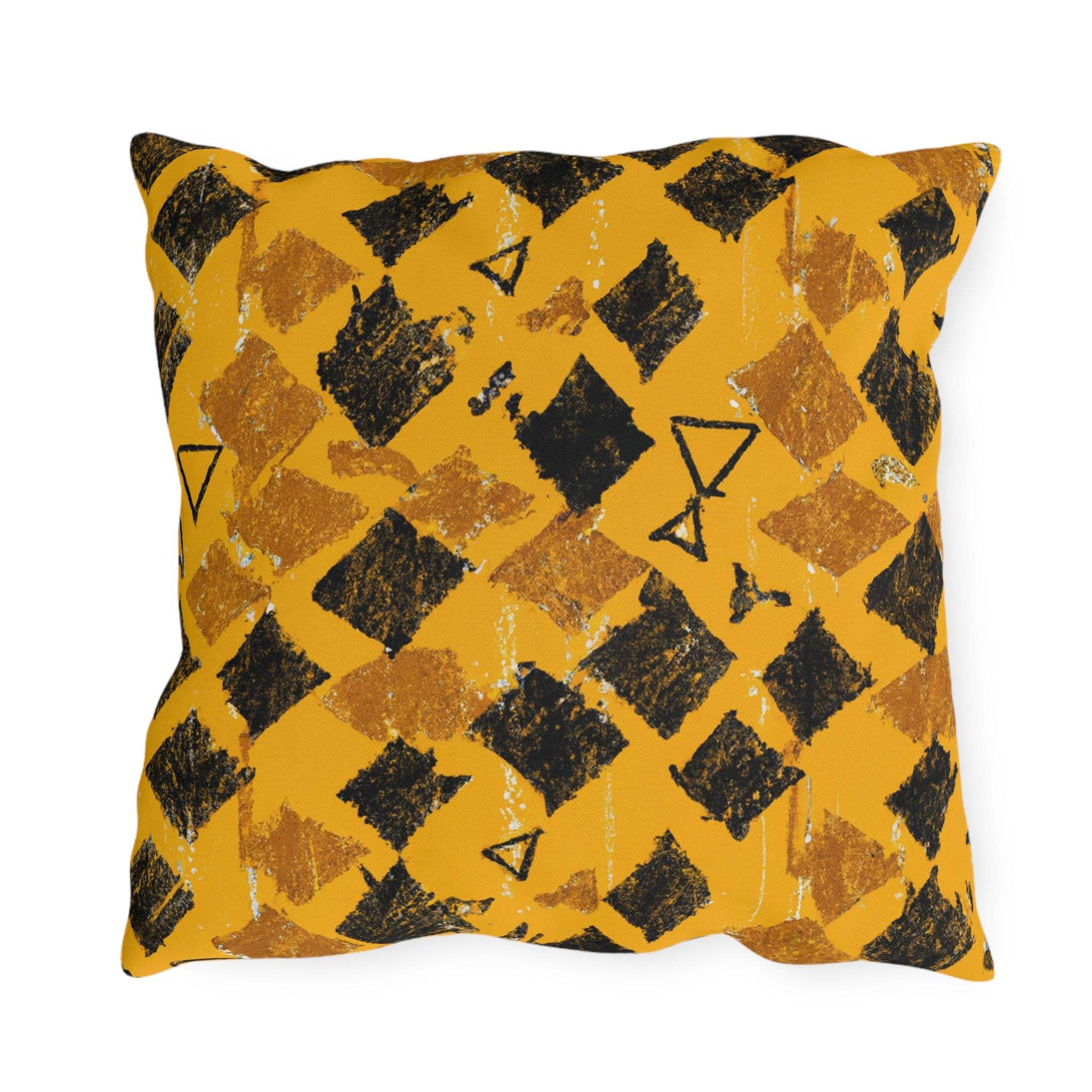 AfroLux Unity Outdoor Pillow - Vibrant African Heritage-Afroadorn 