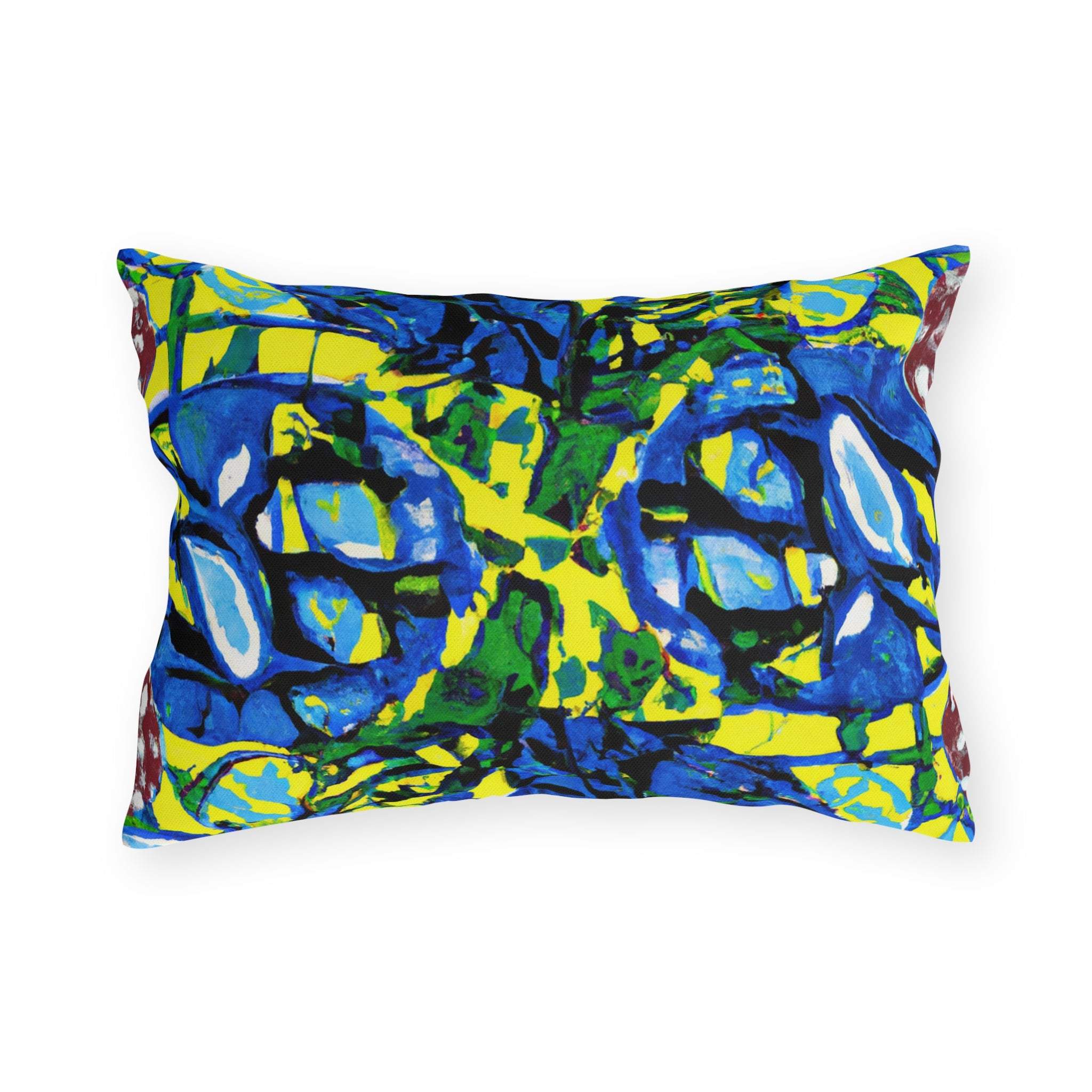 AfriCush Vibrance - African Art Inspired Outdoor Pillow-Afroadorn 