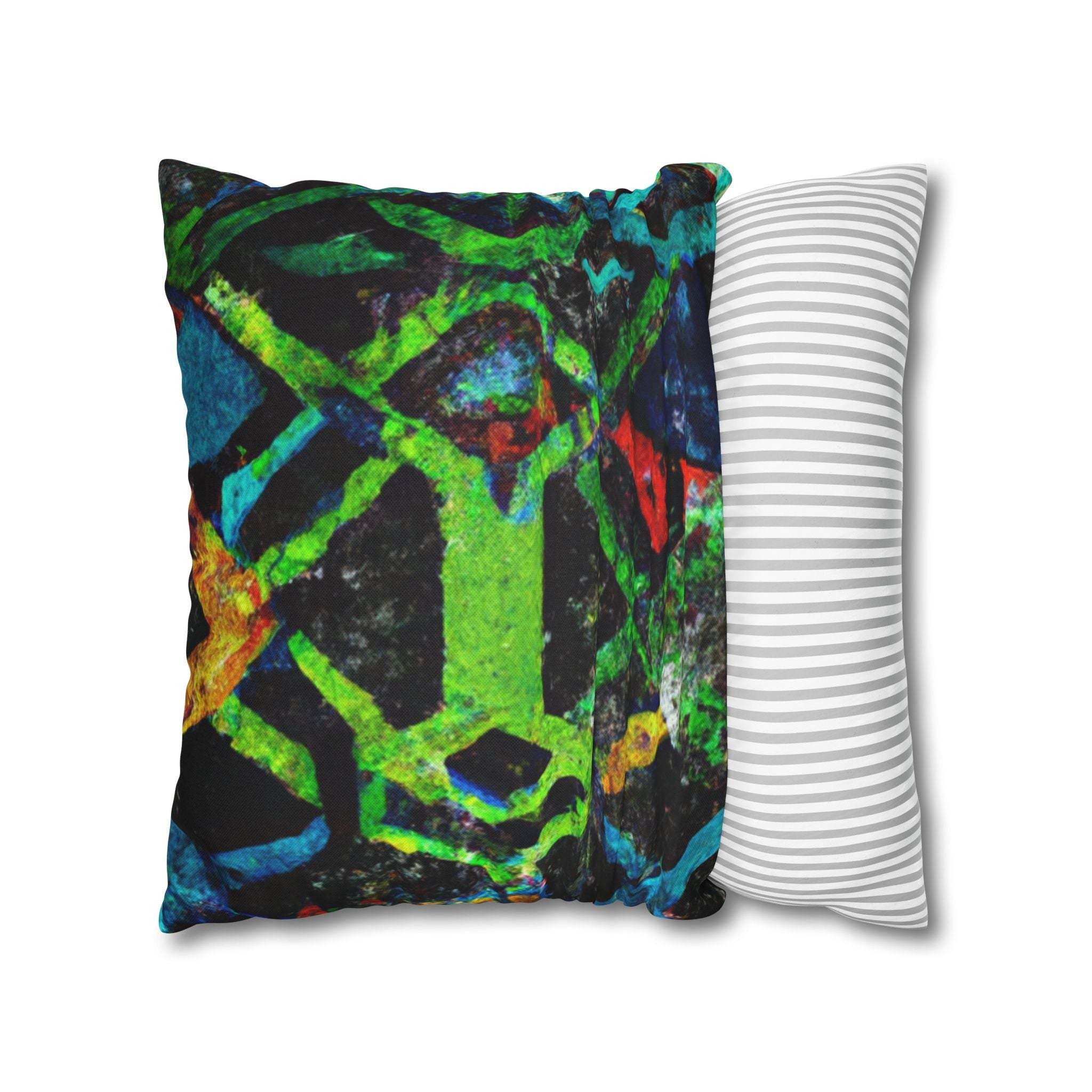 Vibrant Afrocentric Strength Pillow Case-Afroadorn 