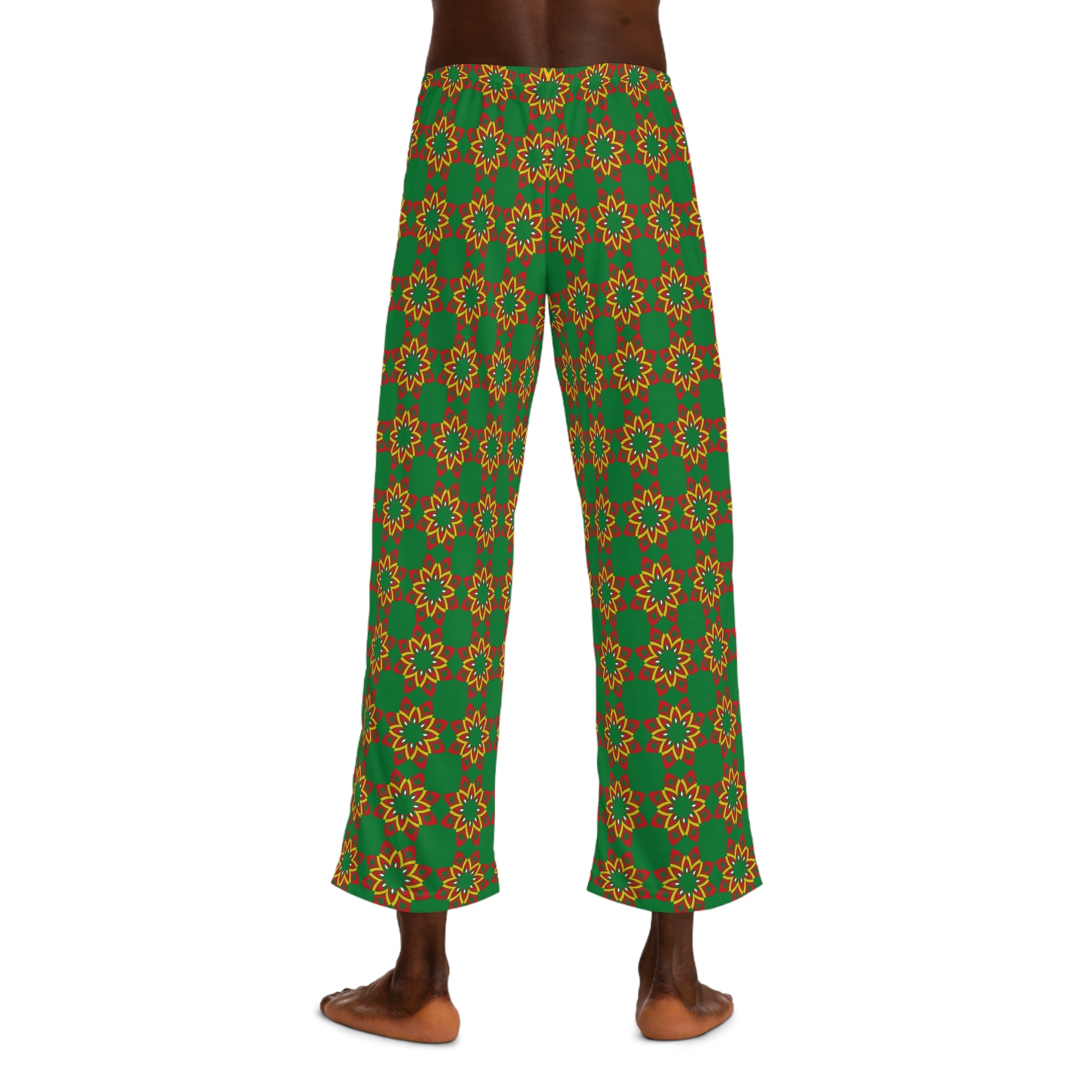 Pan-African Kaleidoscope Pajama Pants-Afroadorn 