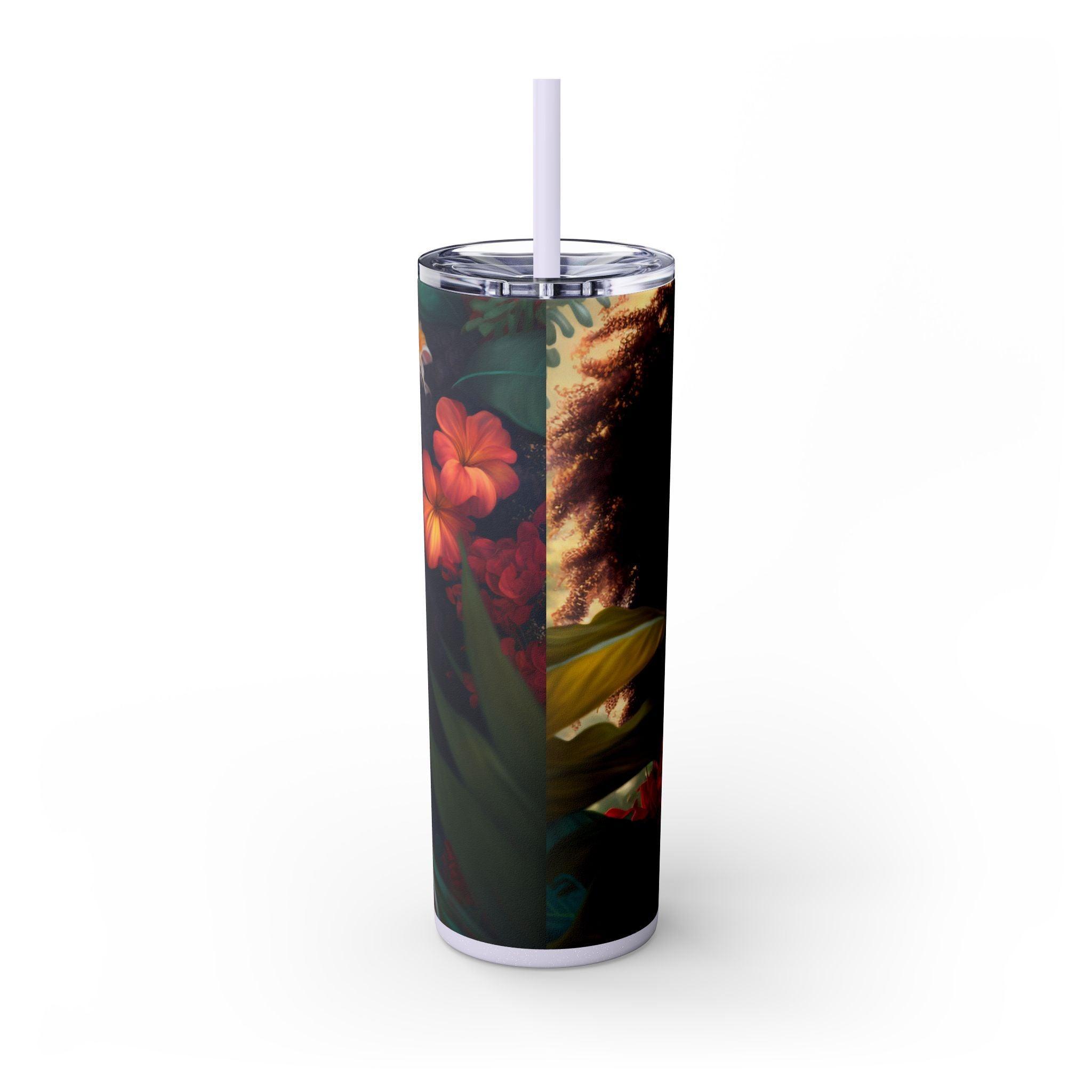 African Essence 20oz Skinny Tumbler-Afroadorn 