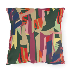 Pan-African Pride Outdoor Pillow-Afroadorn 