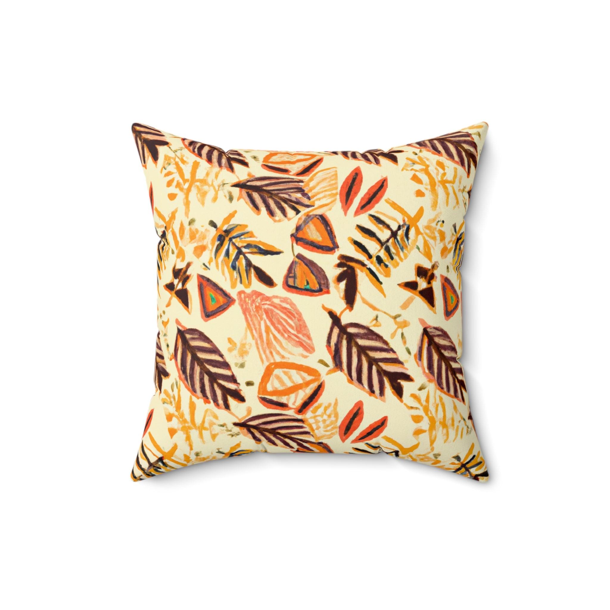 Harvest Baobab: Tribal Print Throw Pillow - Afroadorn 