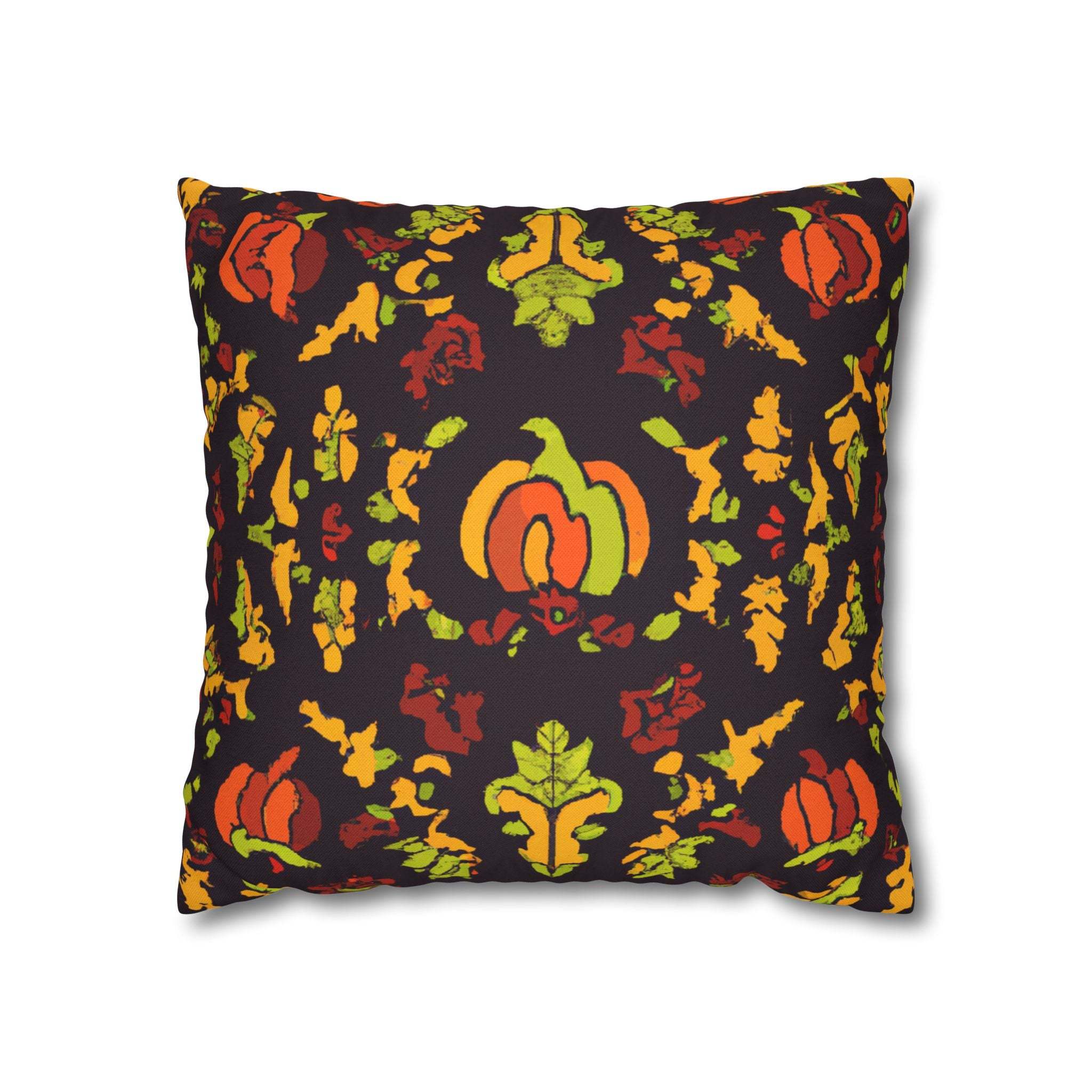 Vibrant Adinkra: Afrocentric Throw Pillow Case-Afroadorn 