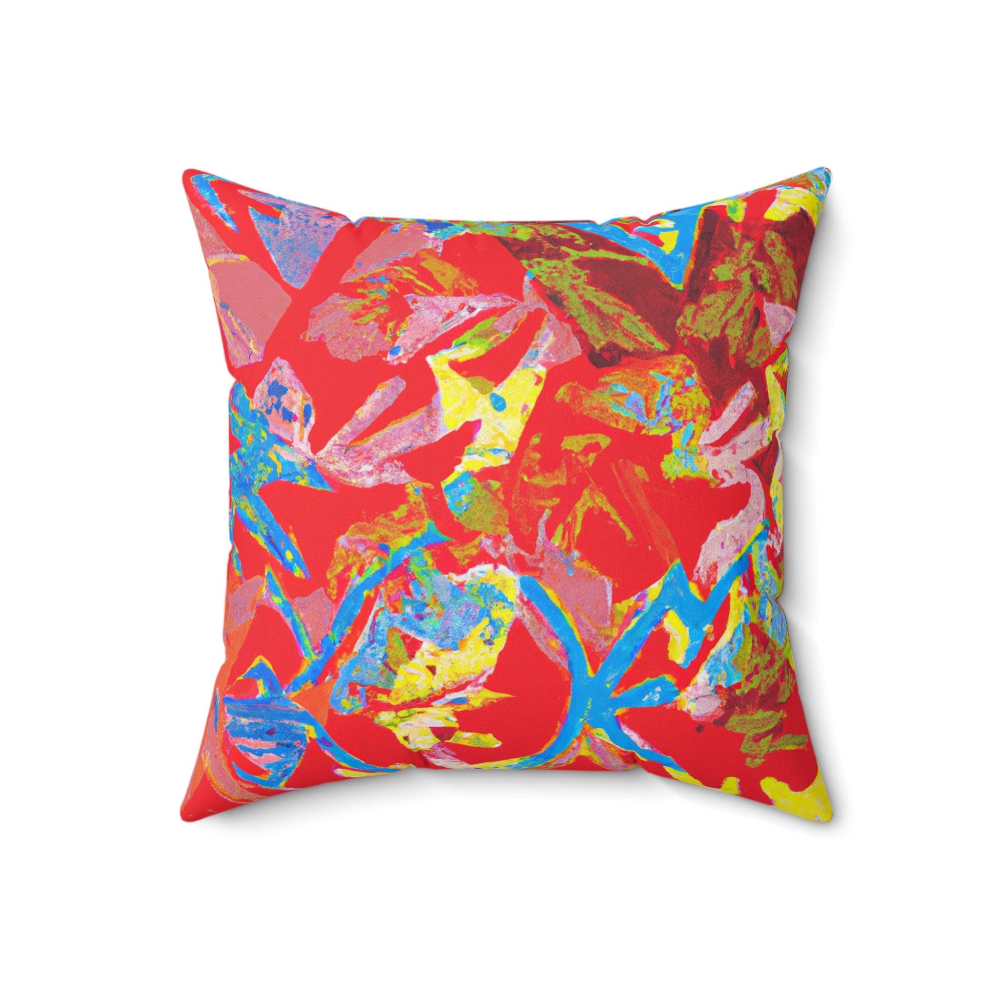 Umasani Vibrant African Art Throw Pillow-Afroadorn 