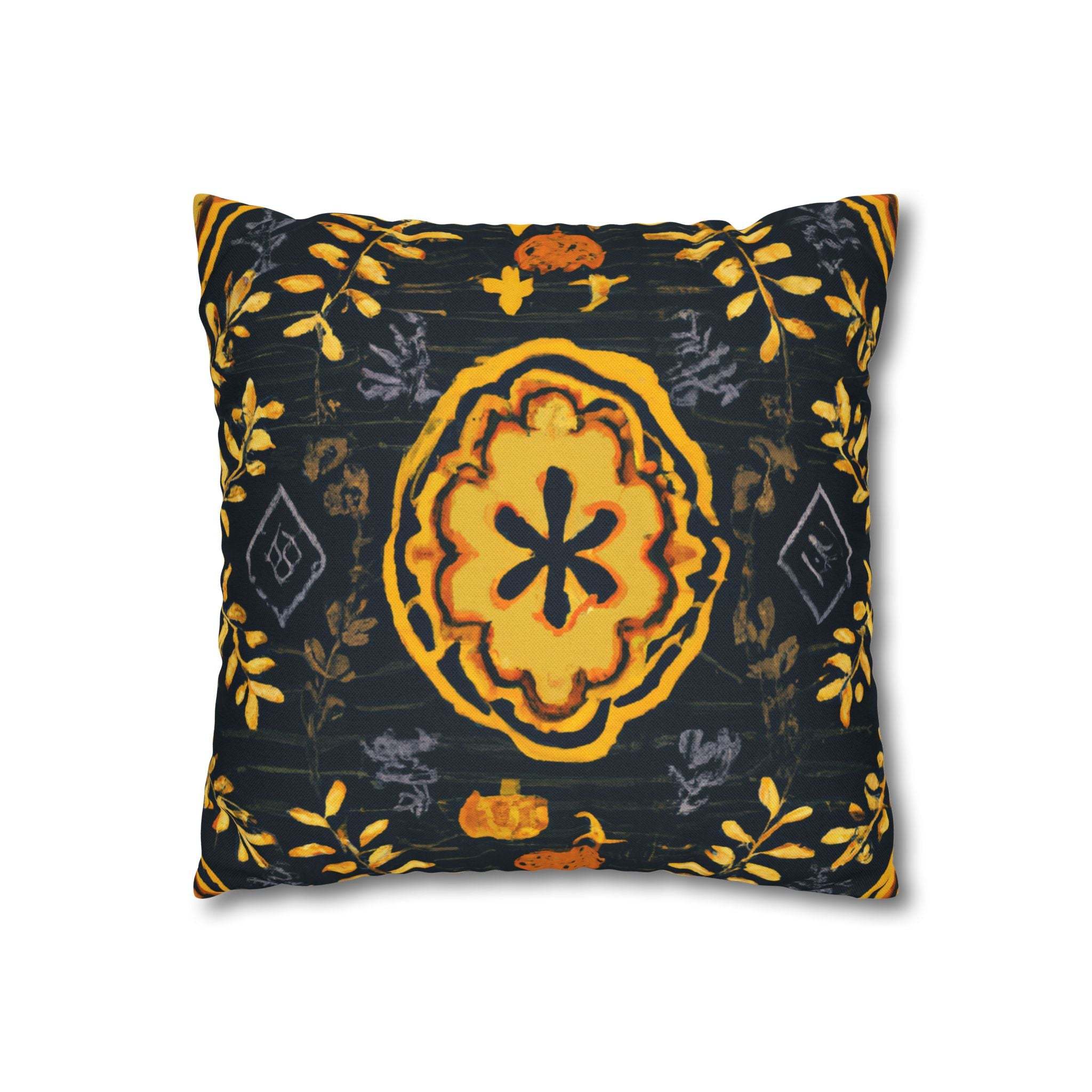 Vibrant Autumn Roots African-Inspired Pillow Case-Afroadorn 