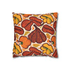 Autumn Baobab: Tribal Print Premium Suede Throw Pillow Cover-Afroadorn 