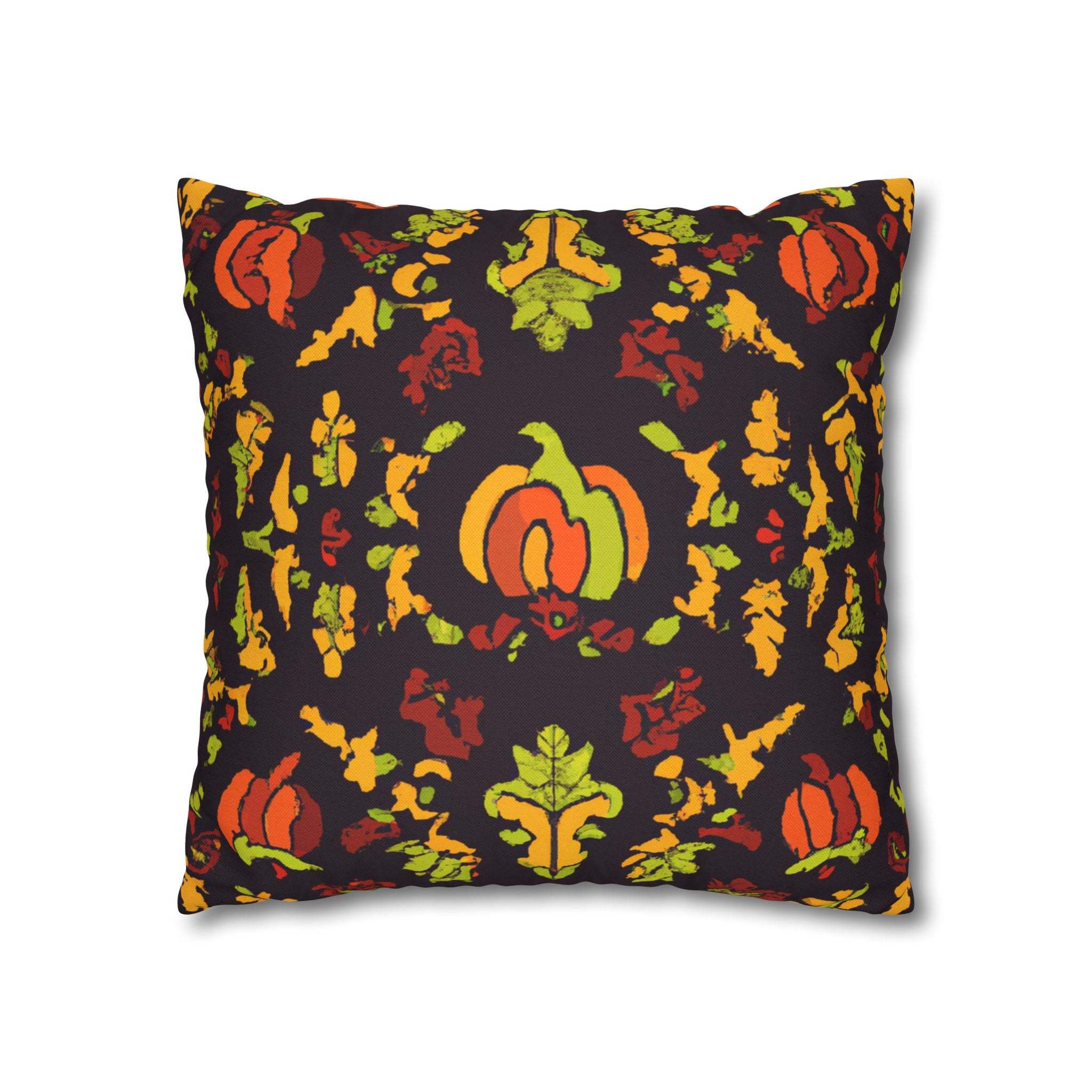 Vibrant Adinkra: Afrocentric Throw Pillow Case-Afroadorn 