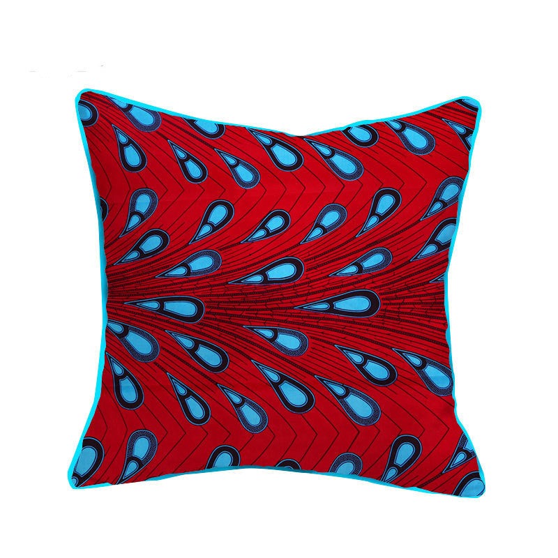 Vibrant Heritage Batik Pillow Case-Afroadorn 