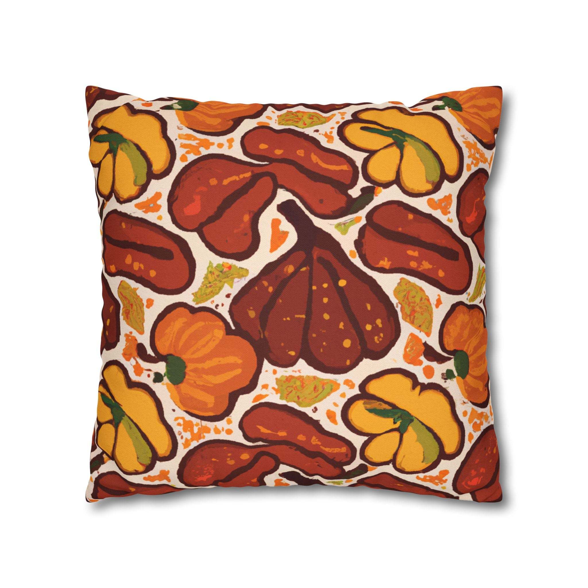 Autumn Baobab: Afrocentric Throw Pillow Cover-Afroadorn 