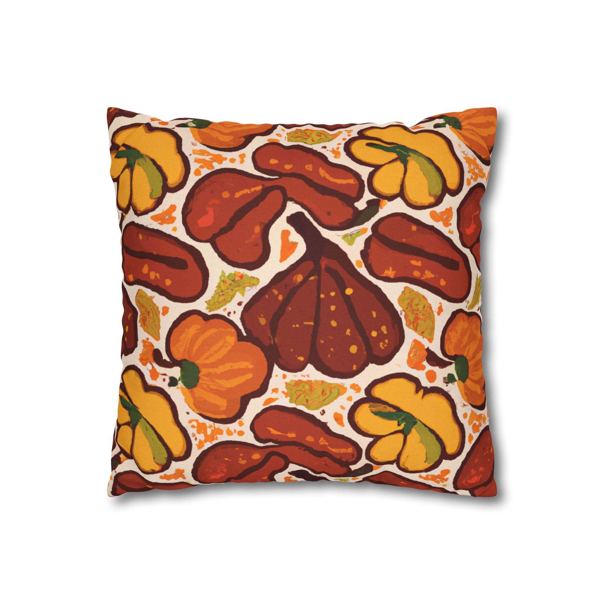 Autumn Baobab: Afrocentric Throw Pillow Cover-Afroadorn 