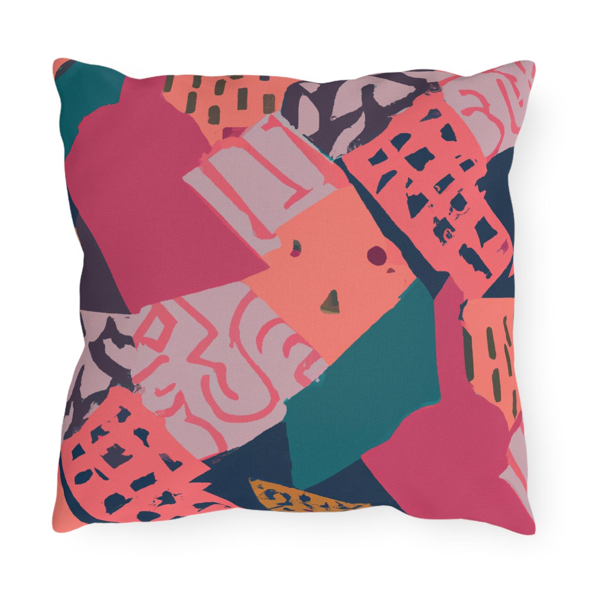 Kikarusho- African Inspired Outdoor Accent Pillow-Afroadorn 