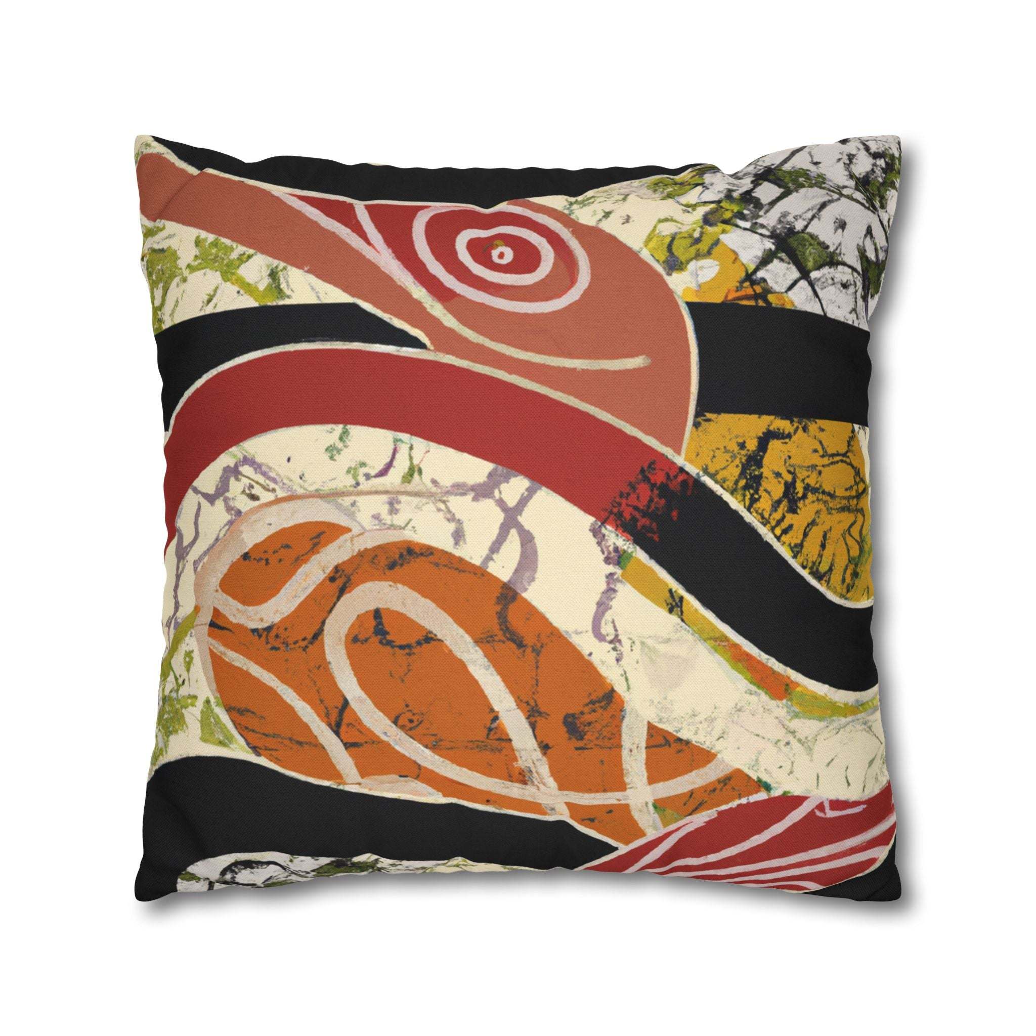 Earthy Harmony African-Inspired Pillow Case-Afroadorn 