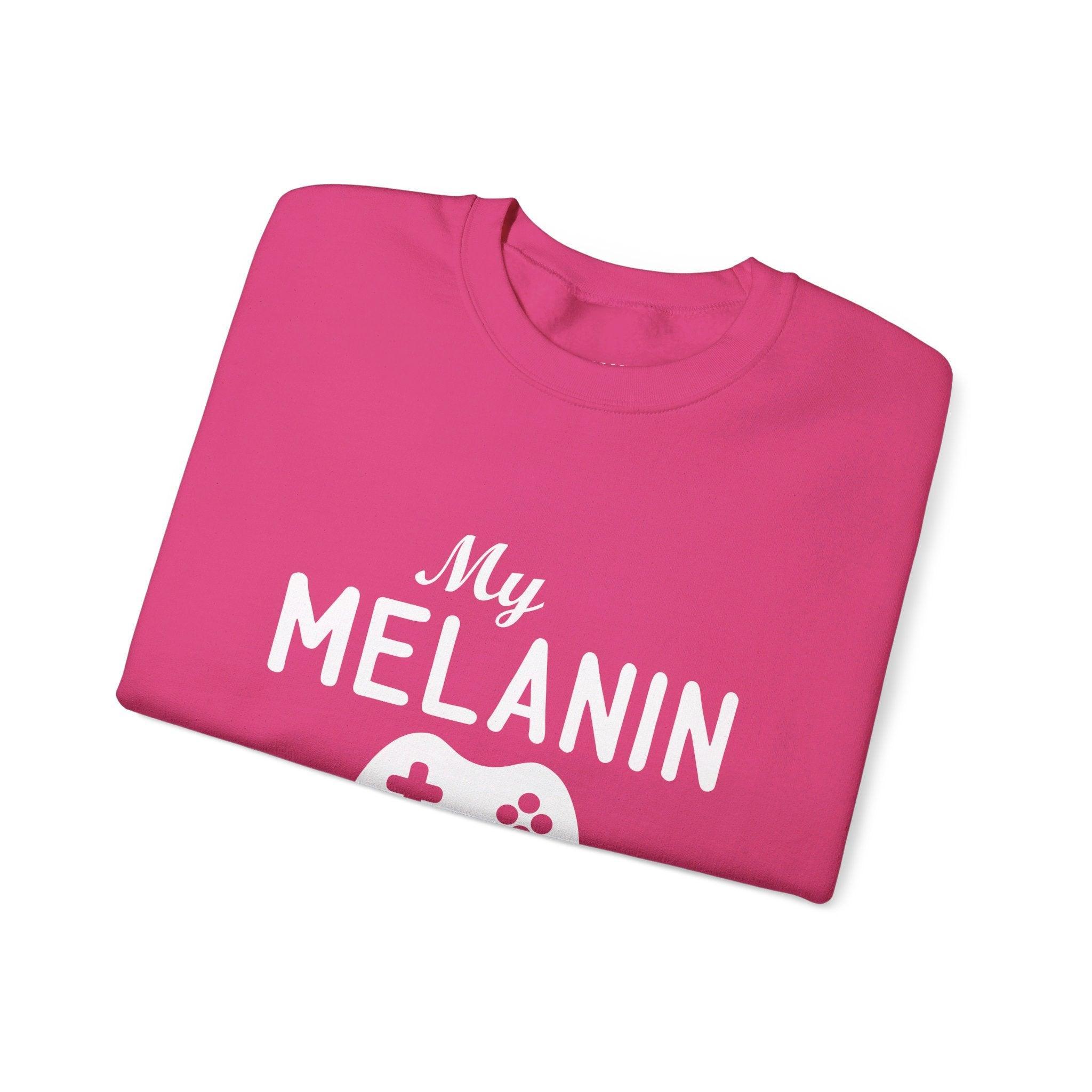 Melanin Power Sweatshirt-Afroadorn 