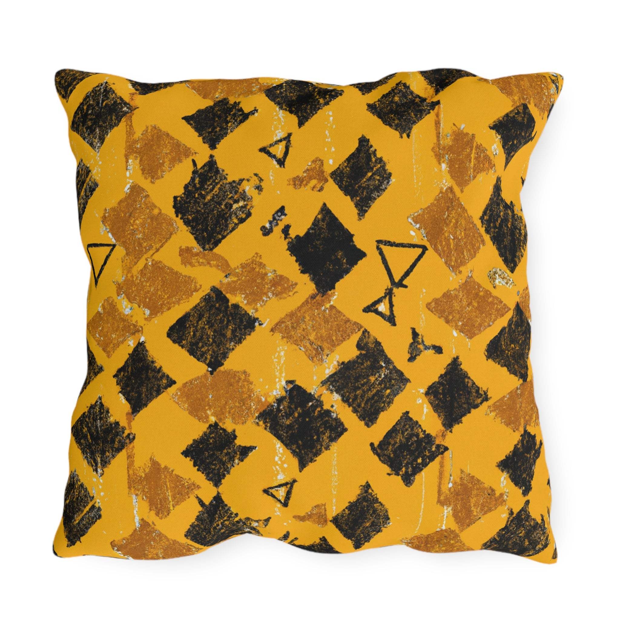 AfroLux Unity Outdoor Pillow - Vibrant African Heritage-Afroadorn 