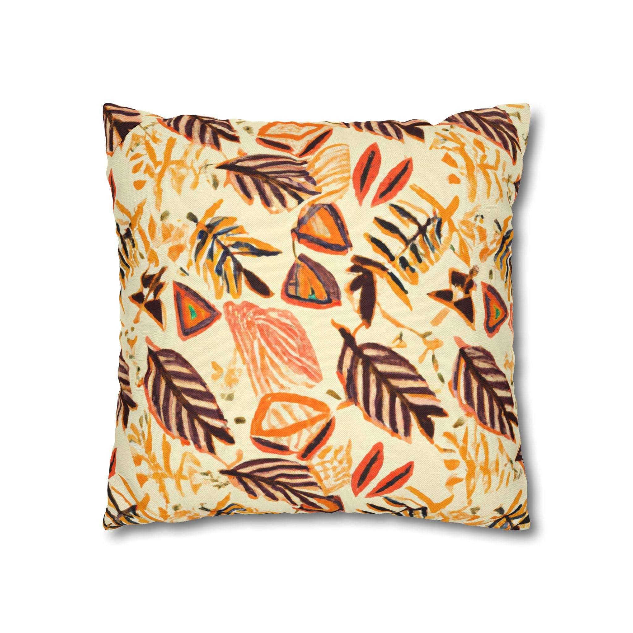 Earthy Vibes: African-Inspired Baobab Throw Pillow Cover-Afroadorn 