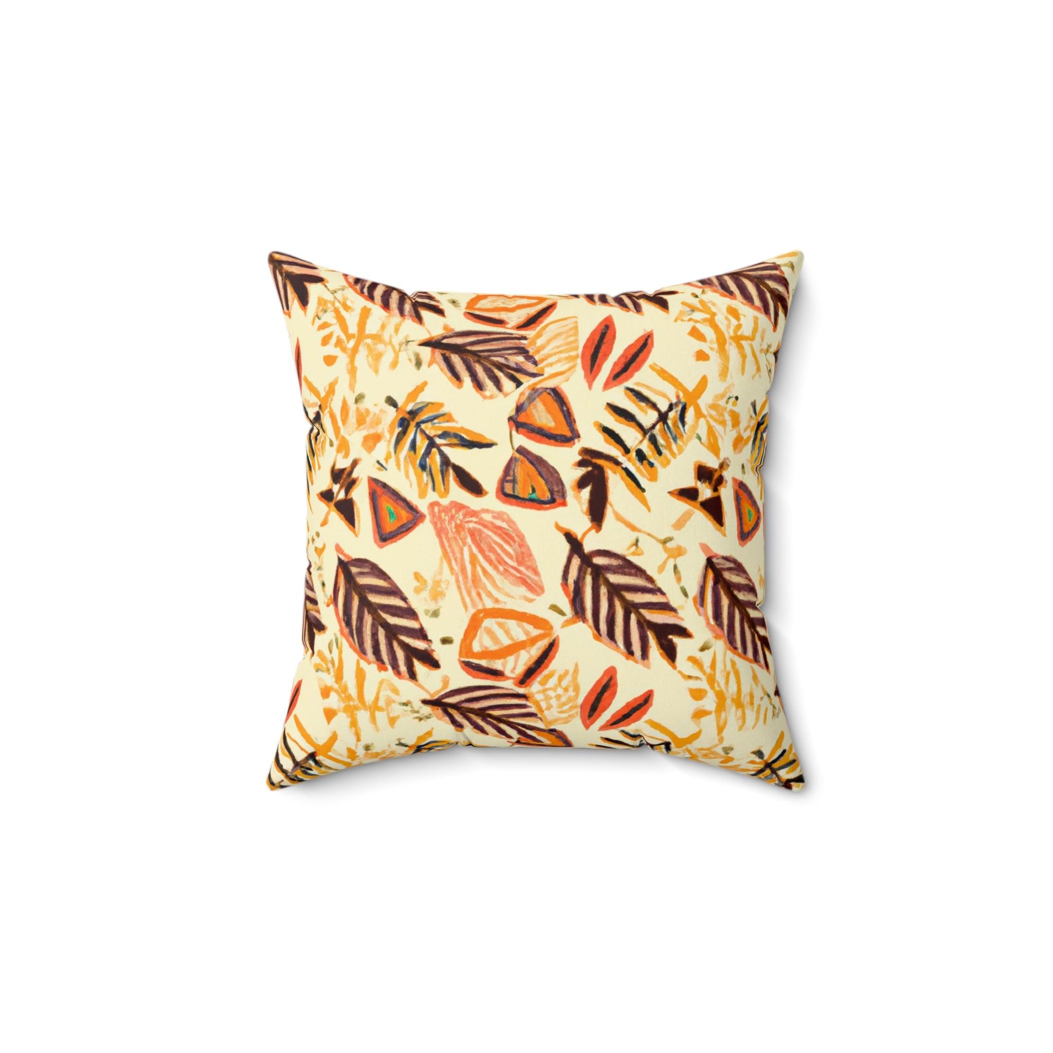 Harvest Baobab: Tribal Print Throw Pillow - Afroadorn 