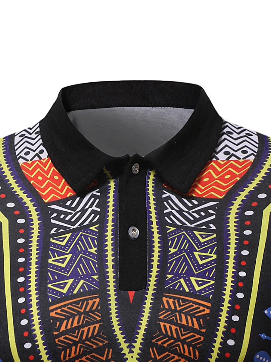 Vibrant Heritage Men's Top-Afroadorn 