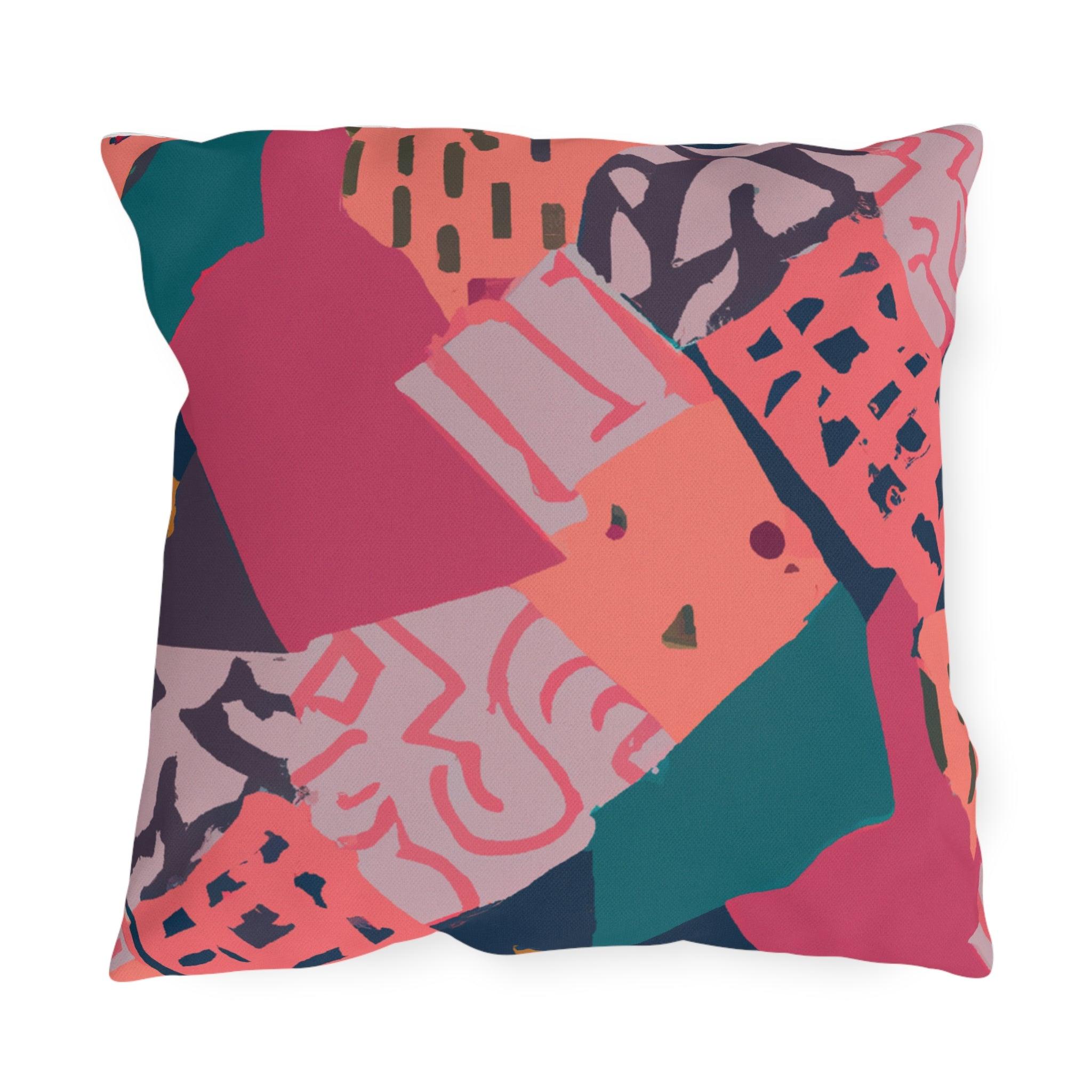 Kikarusho- African Inspired Outdoor Accent Pillow-Afroadorn 