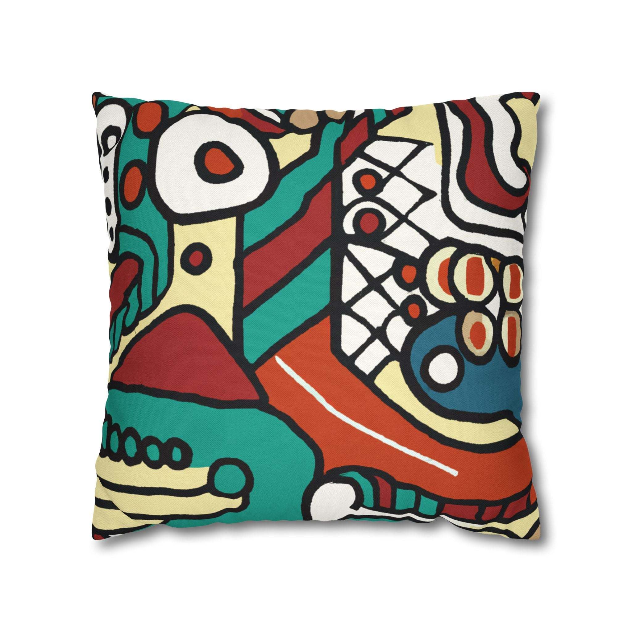 Pan-African Pride Geometric Pillow Case-Afroadorn 