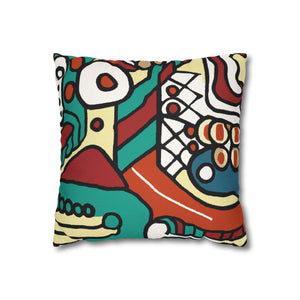 Pan-African Pride Geometric Pillow Case-Afroadorn 