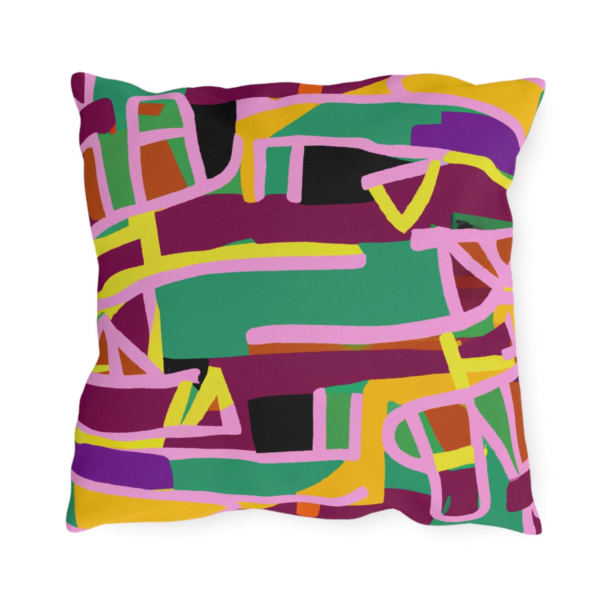 Kovango- African Inspired Outdoor Accent Pillow-Afroadorn 