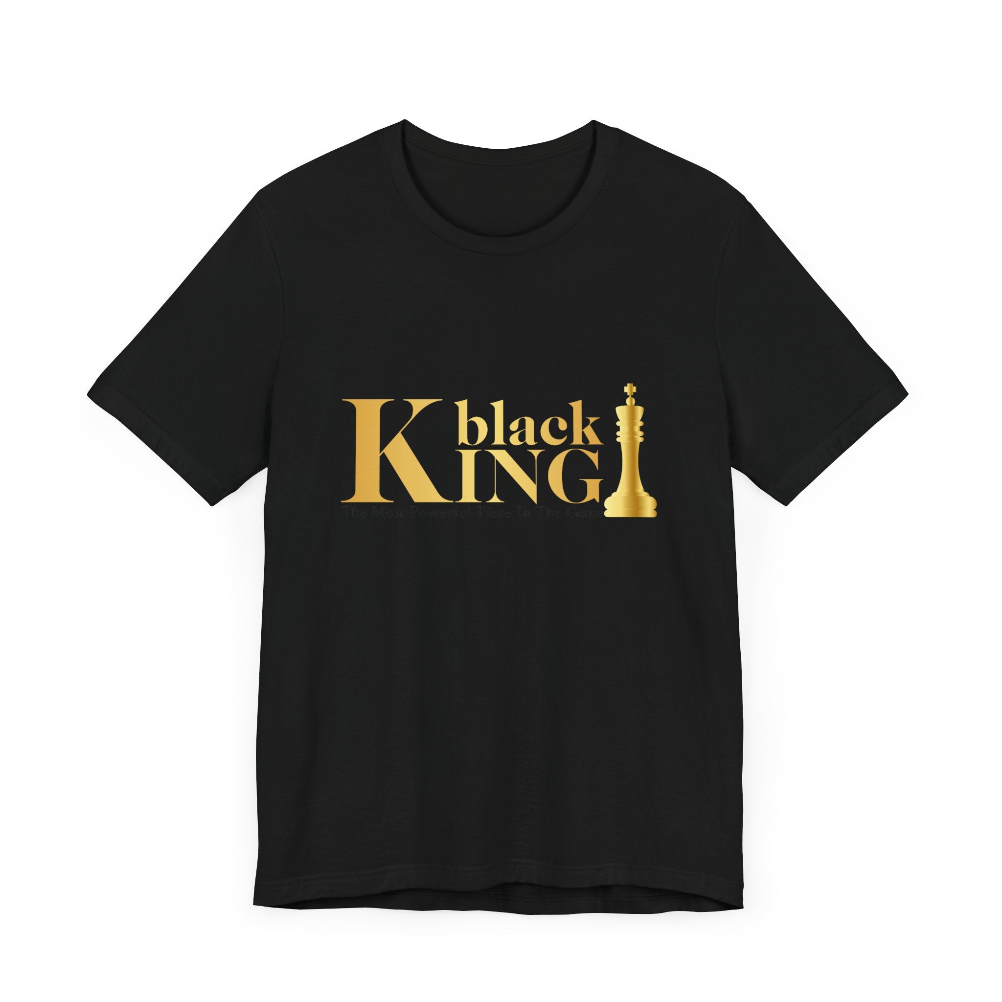 Regal Chess King Black T-Shirt-Afroadorn 