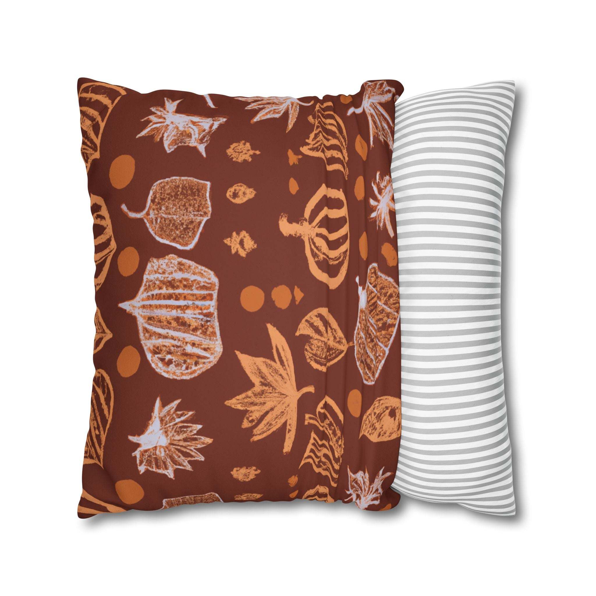 Earthy Afrique: Premium Suede Tribal Throw Pillow Cover-Afroadorn 