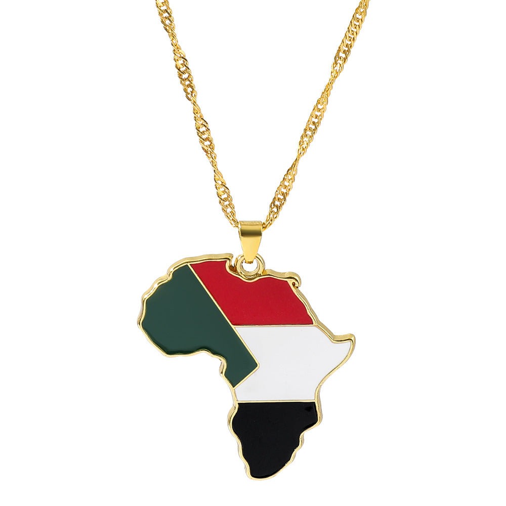 United Colors of Africa Pendant Necklace-Afroadorn 