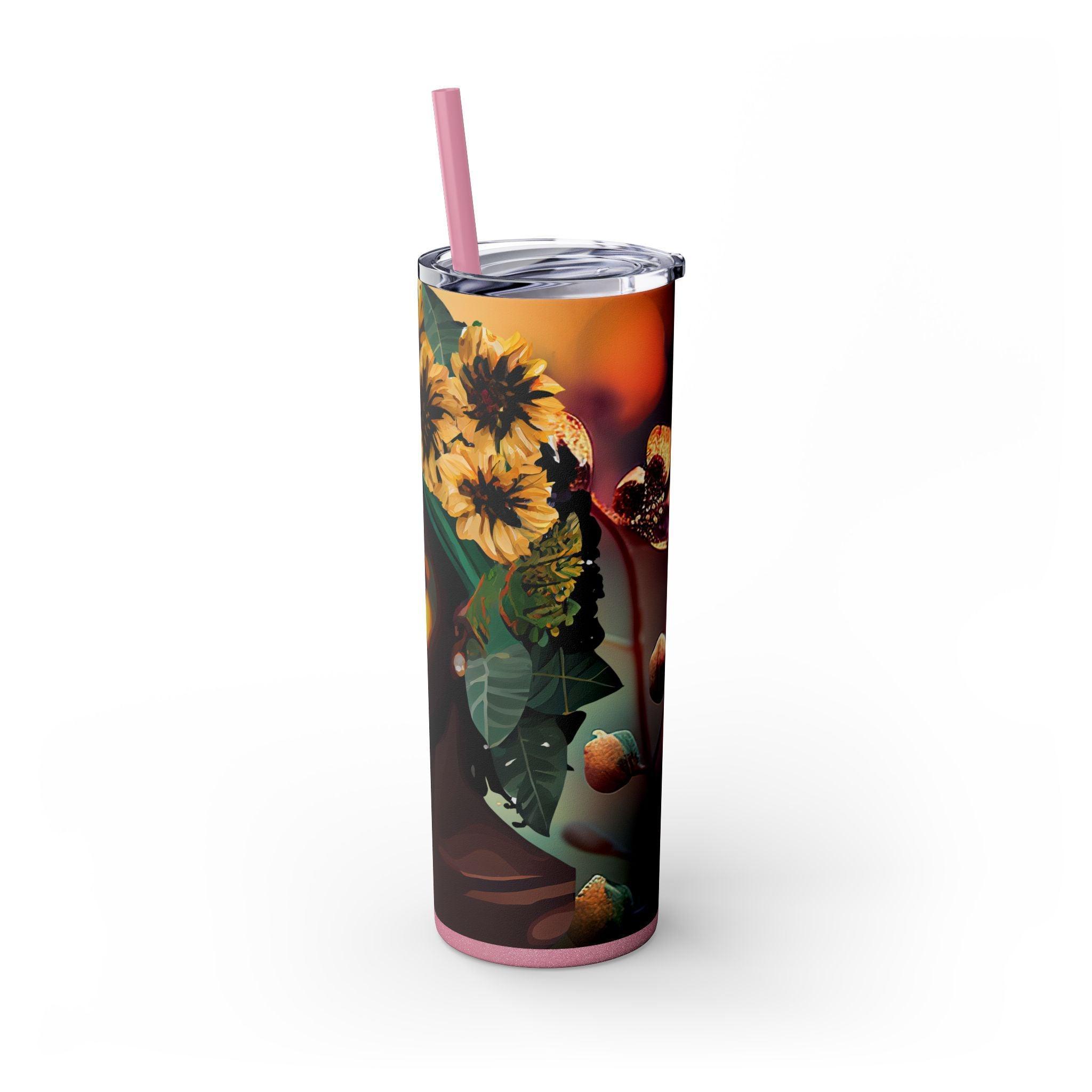 Earthy Afro Beauty 20oz Tumbler-Afroadorn 