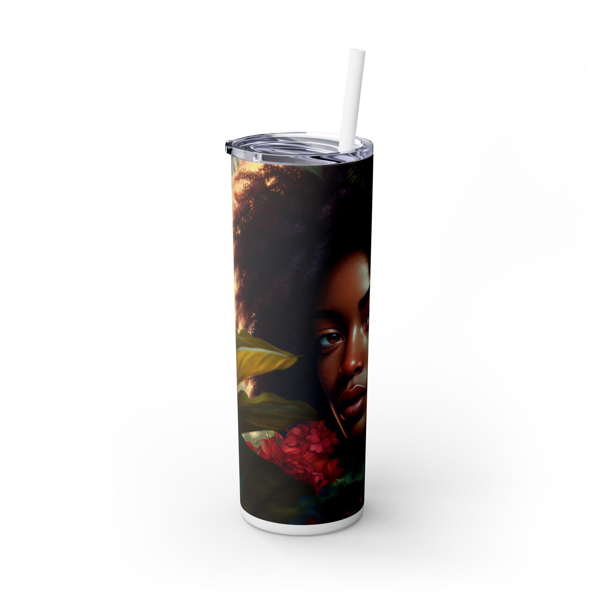 African Essence 20oz Skinny Tumbler-Afroadorn 