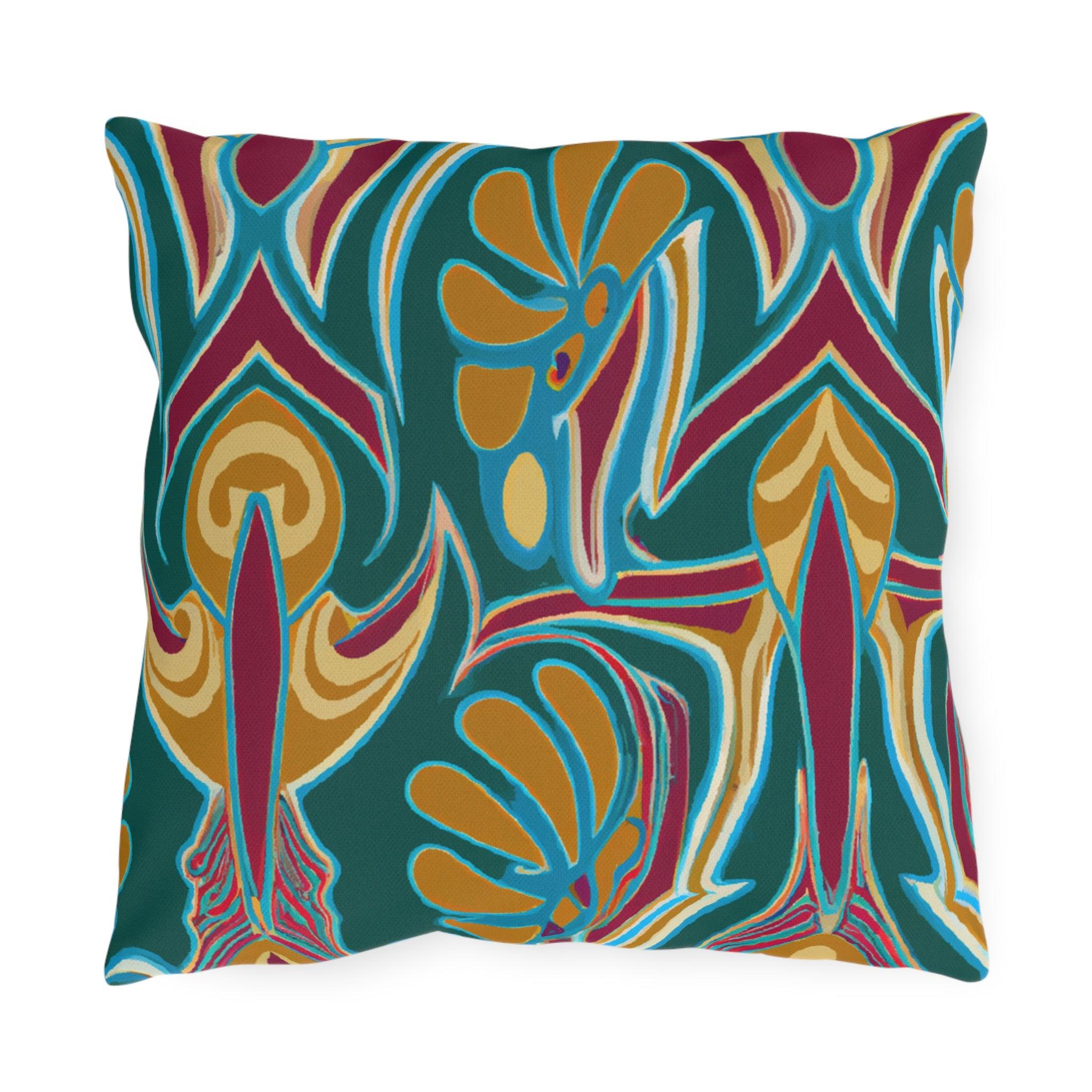 Afrocentric Essence Outdoor Pillow-Afroadorn 