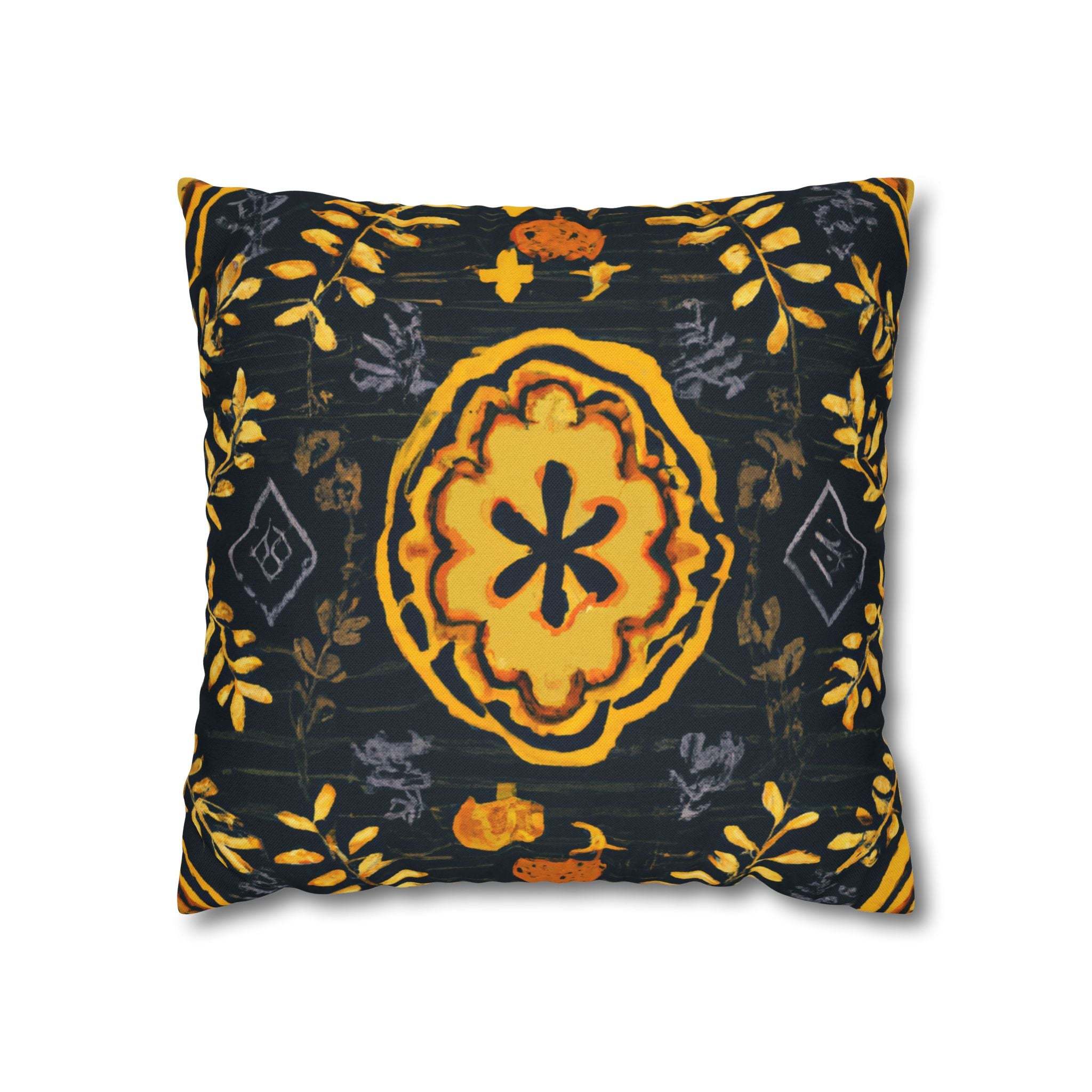 Vibrant Autumn Roots African-Inspired Pillow Case-Afroadorn 