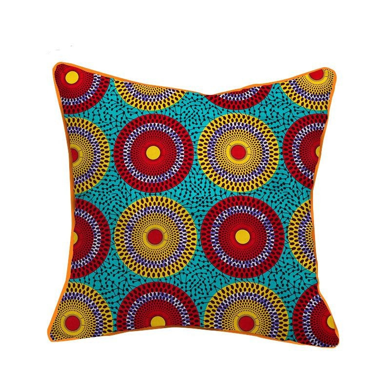 Vibrant Heritage Batik Pillow Case-Afroadorn 