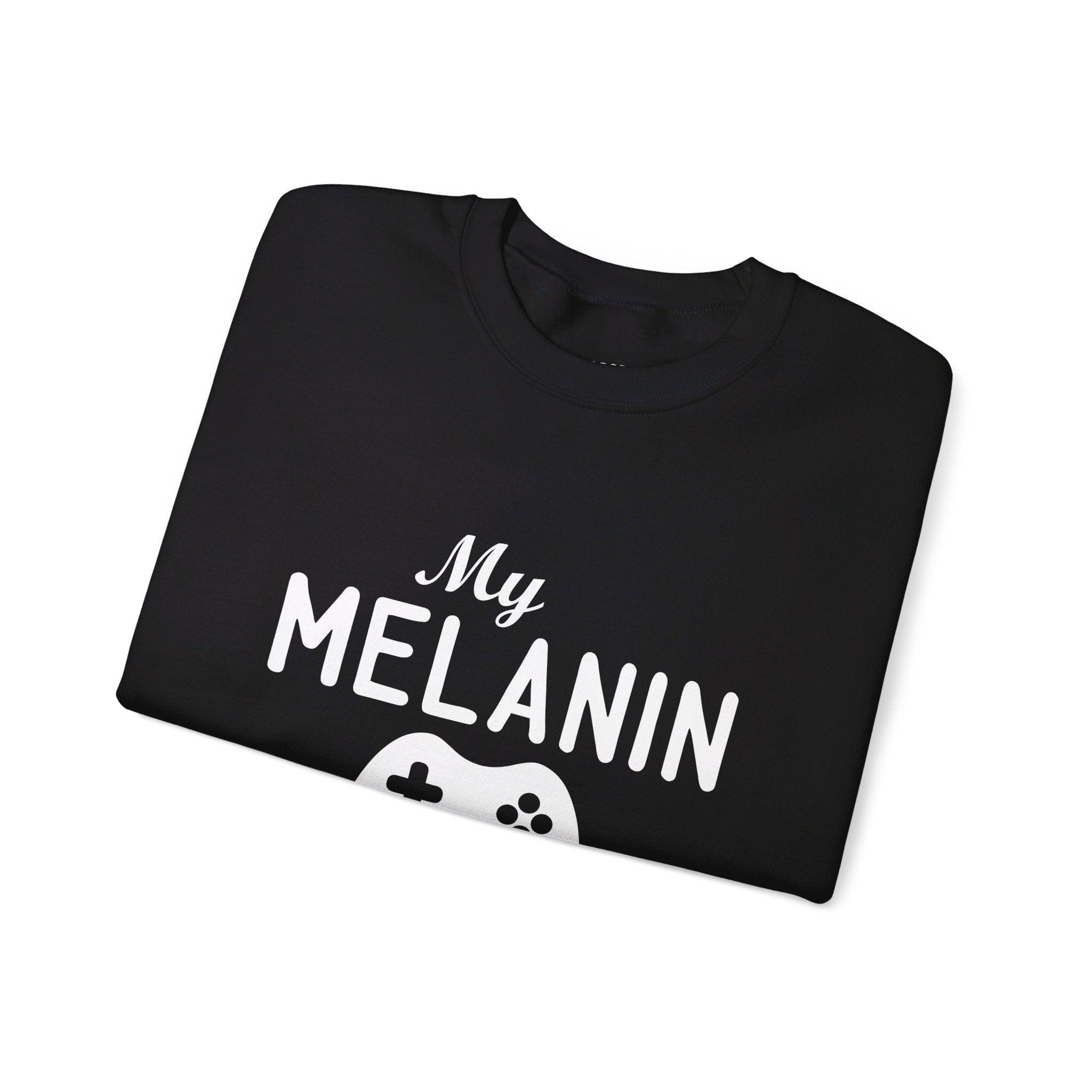 Melanin Power Sweatshirt-Afroadorn 