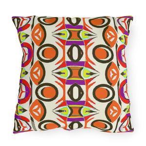 Zafari Oasis African Inspired Outdoor Throw Pillow-Afroadorn 