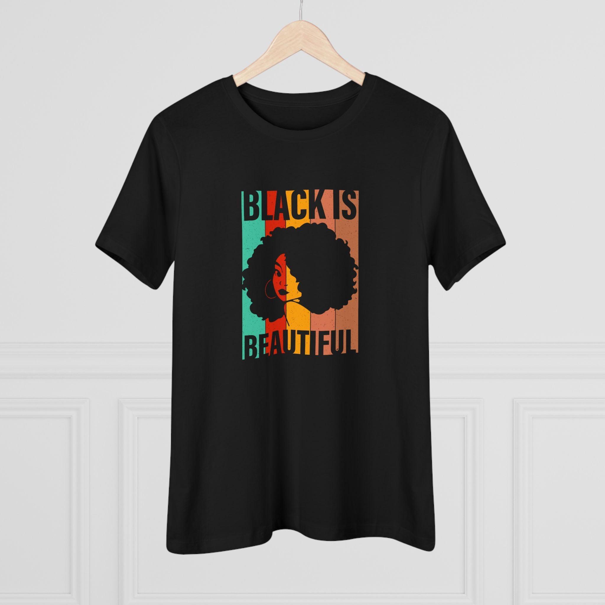 Beautifully Black Women's T-Shirt-Afroadorn 