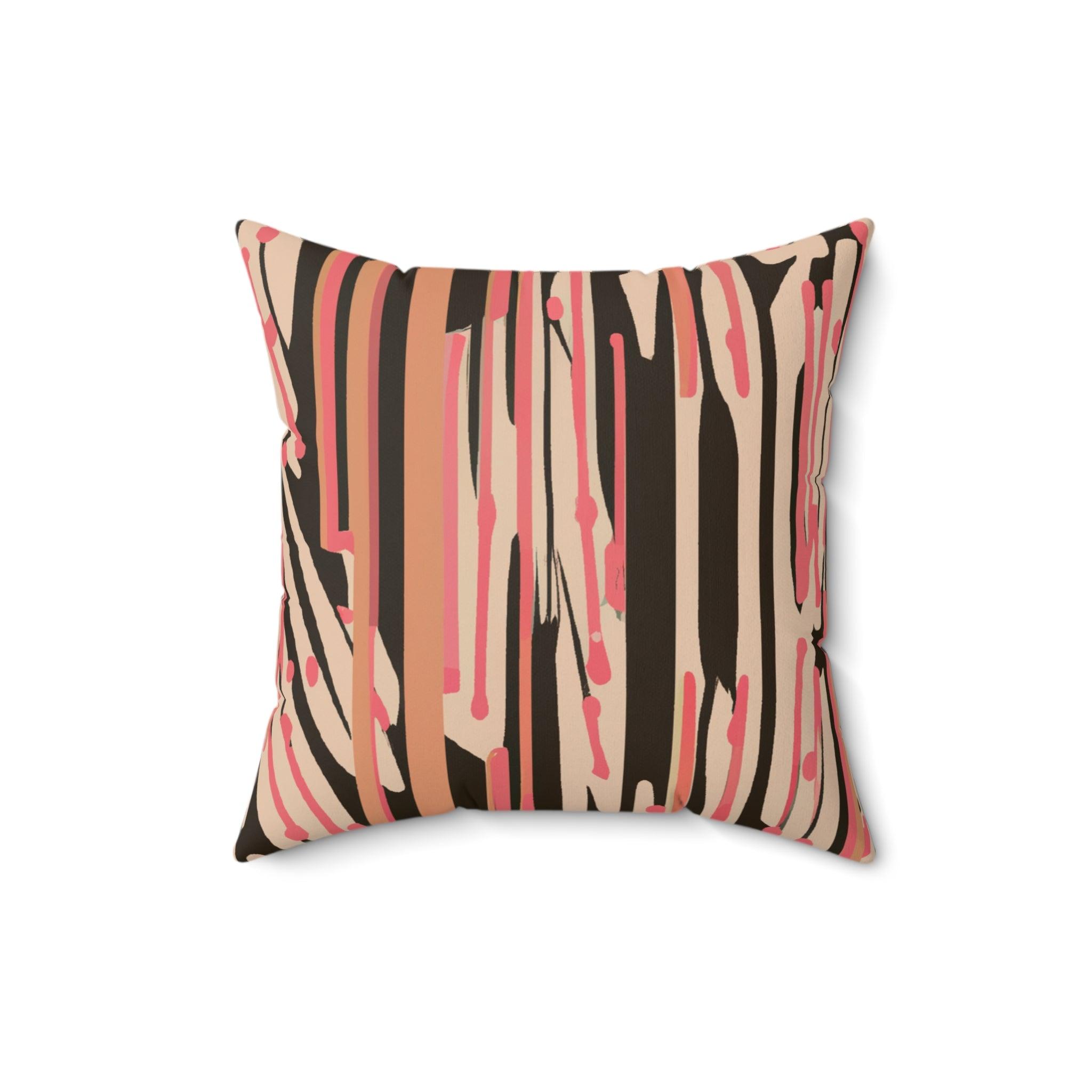 Vibrant Earth Tones AfroInspired Throw Pillow-Afroadorn 