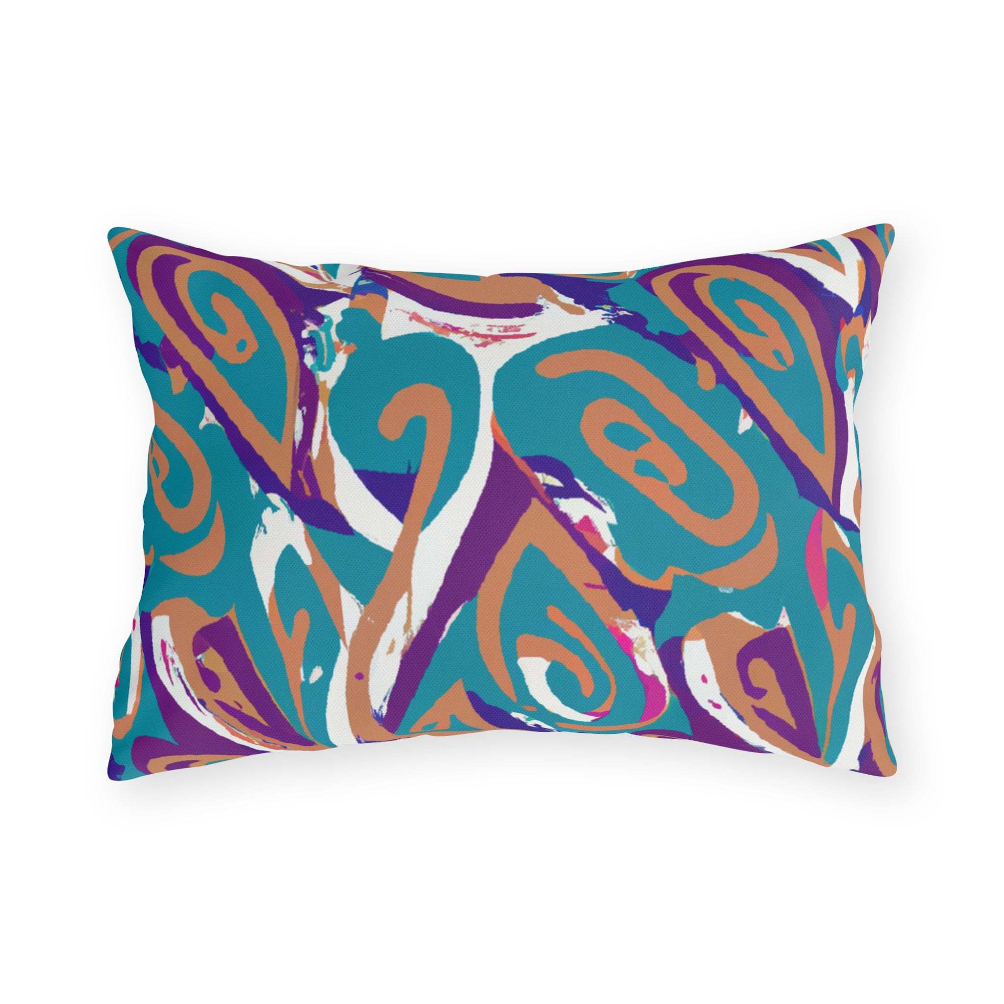 Afrisolar Vibrance - African-Inspired Outdoor Throw Pillow-Afroadorn 