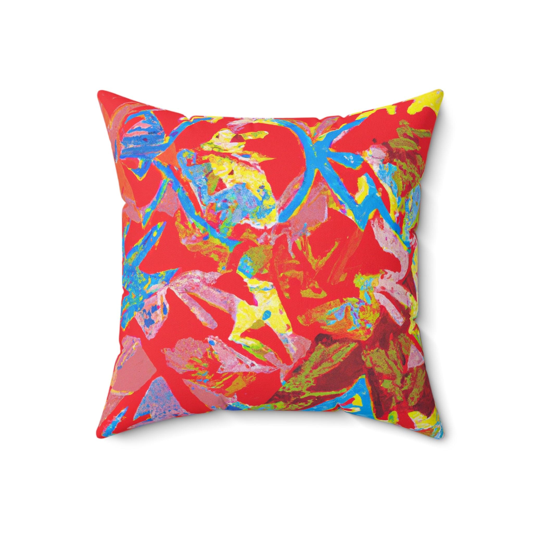 Umasani Vibrant African Art Throw Pillow-Afroadorn 