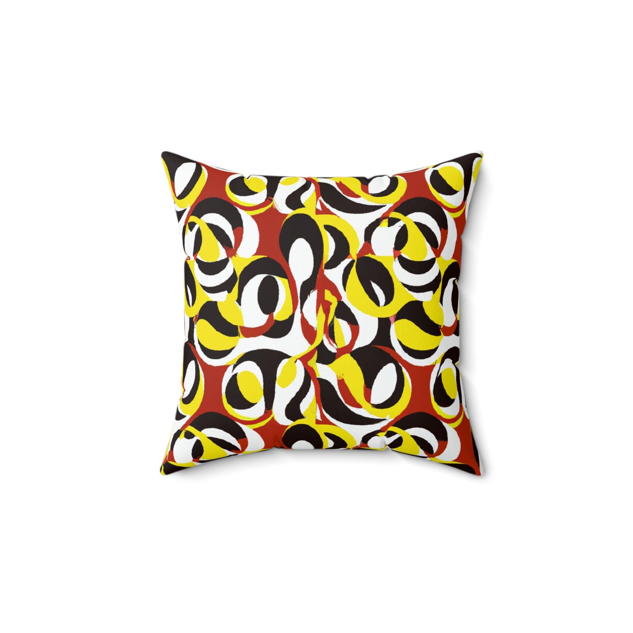 Unity Vibes Afrocentric Throw Pillow-Afroadorn 