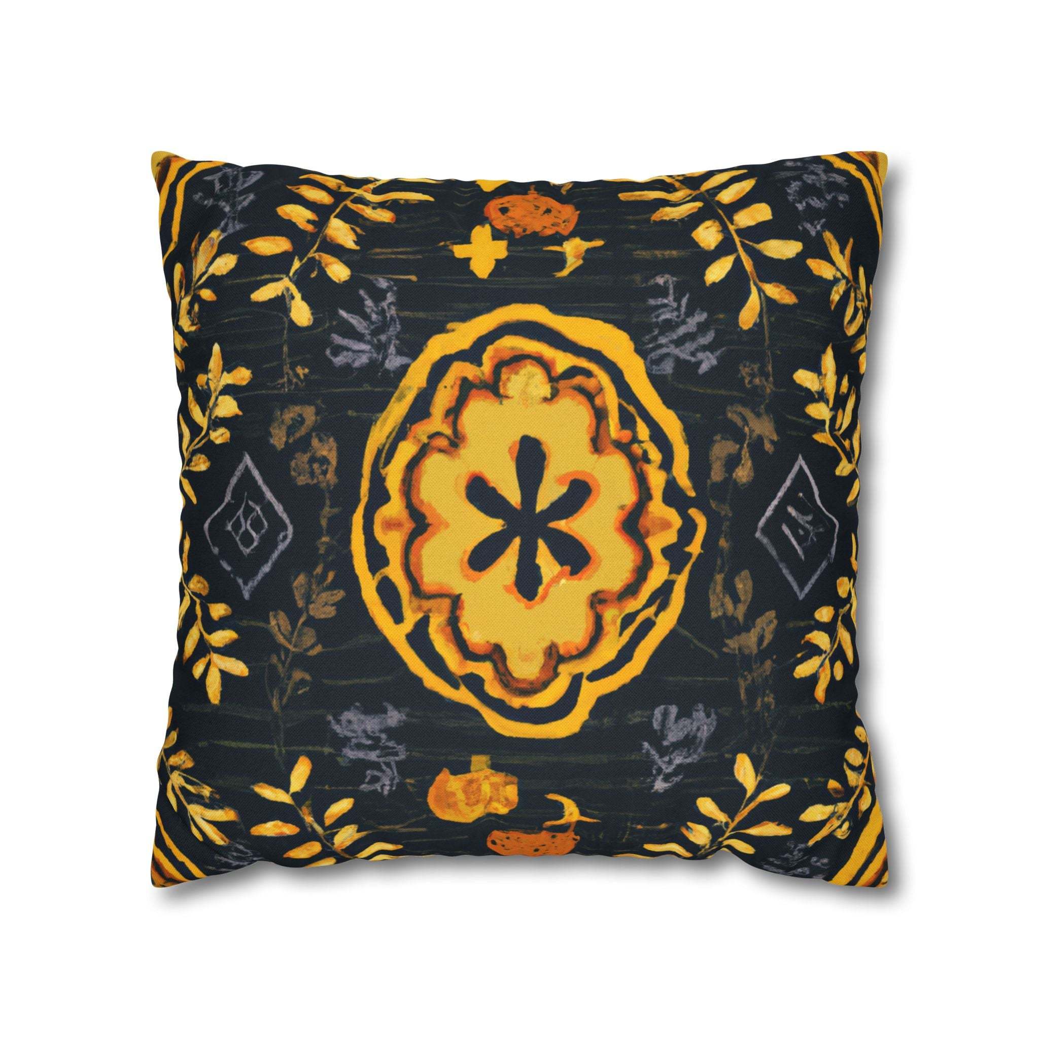 Vibrant Autumn Roots African-Inspired Pillow Case-Afroadorn 