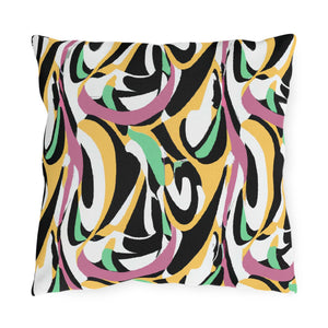 Zafari Essence African-Inspired Outdoor Throw Pillow-Afroadorn 