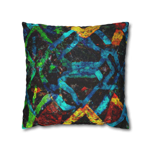 Vibrant Afrocentric Strength Pillow Case-Afroadorn 