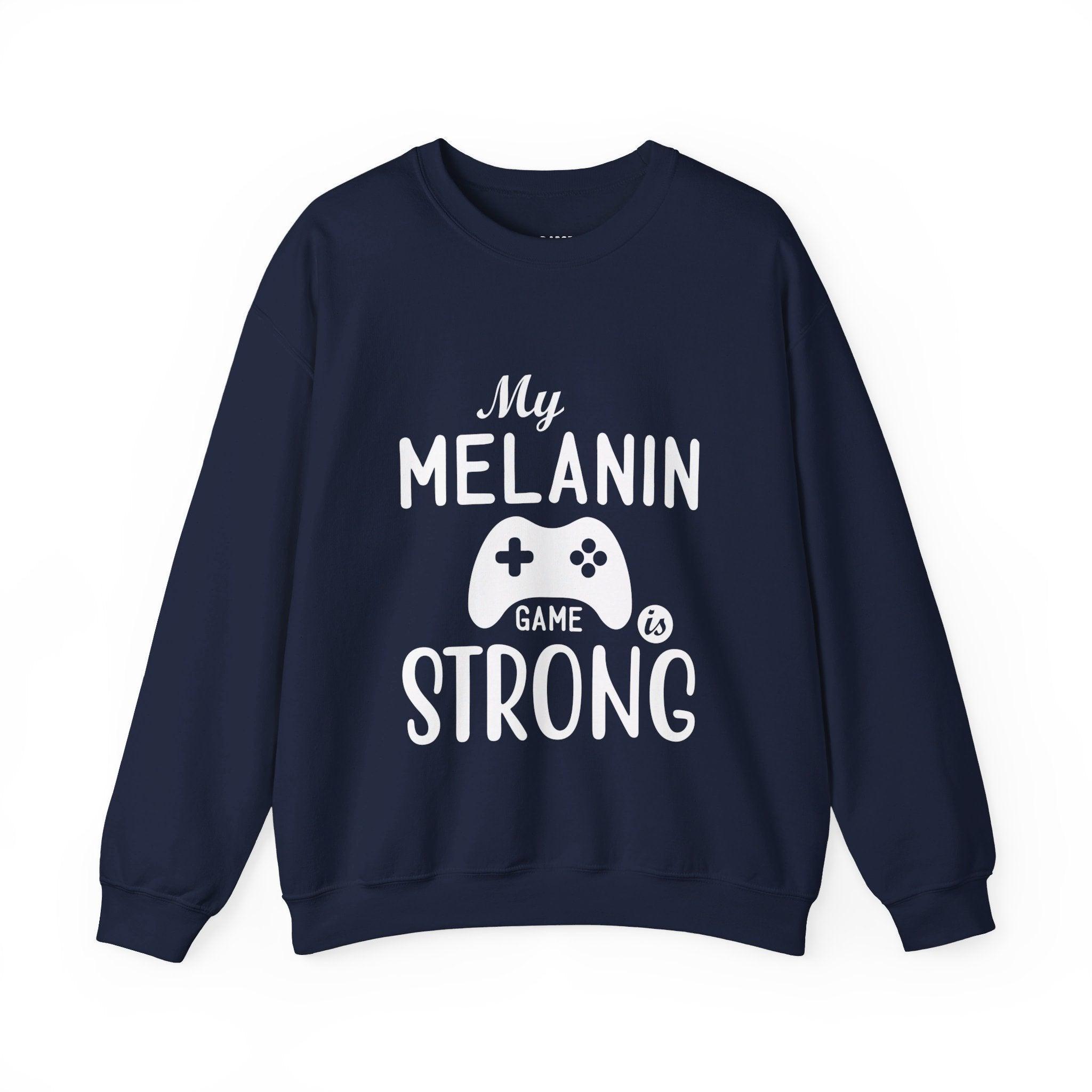 Melanin Power Sweatshirt-Afroadorn 