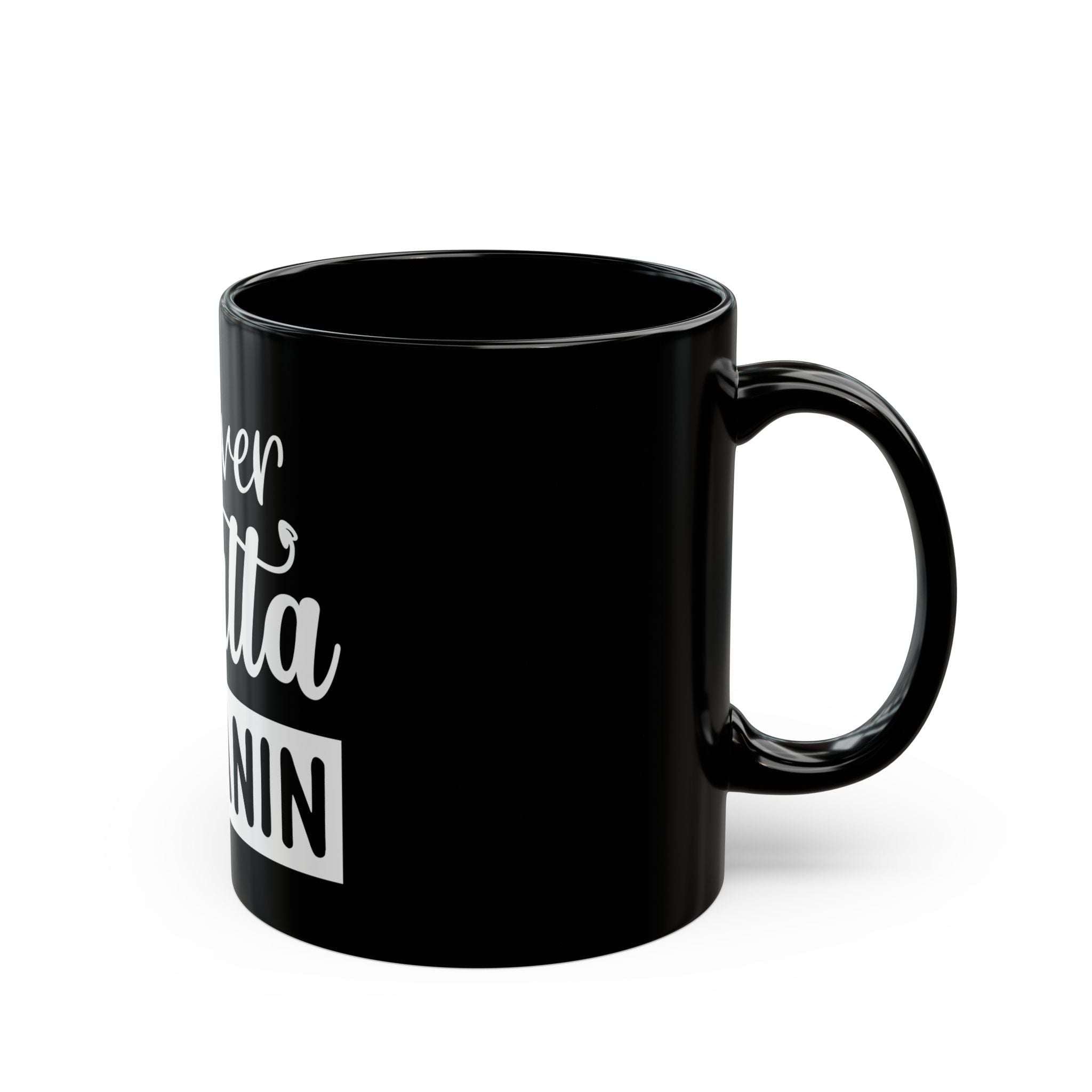 Bold 'Never Outta Melanin' Black Coffee Mug-Afroadorn 