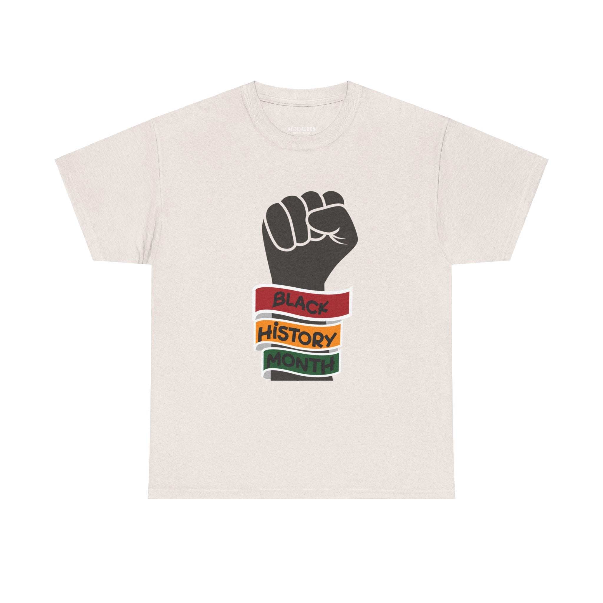 Black History Month Power T-Shirt-Afroadorn 